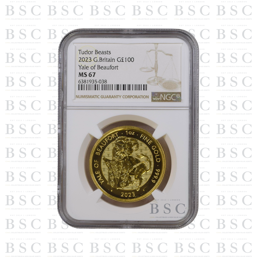 2023 Tudor Beasts Yale of Beaufort 1oz gold coin