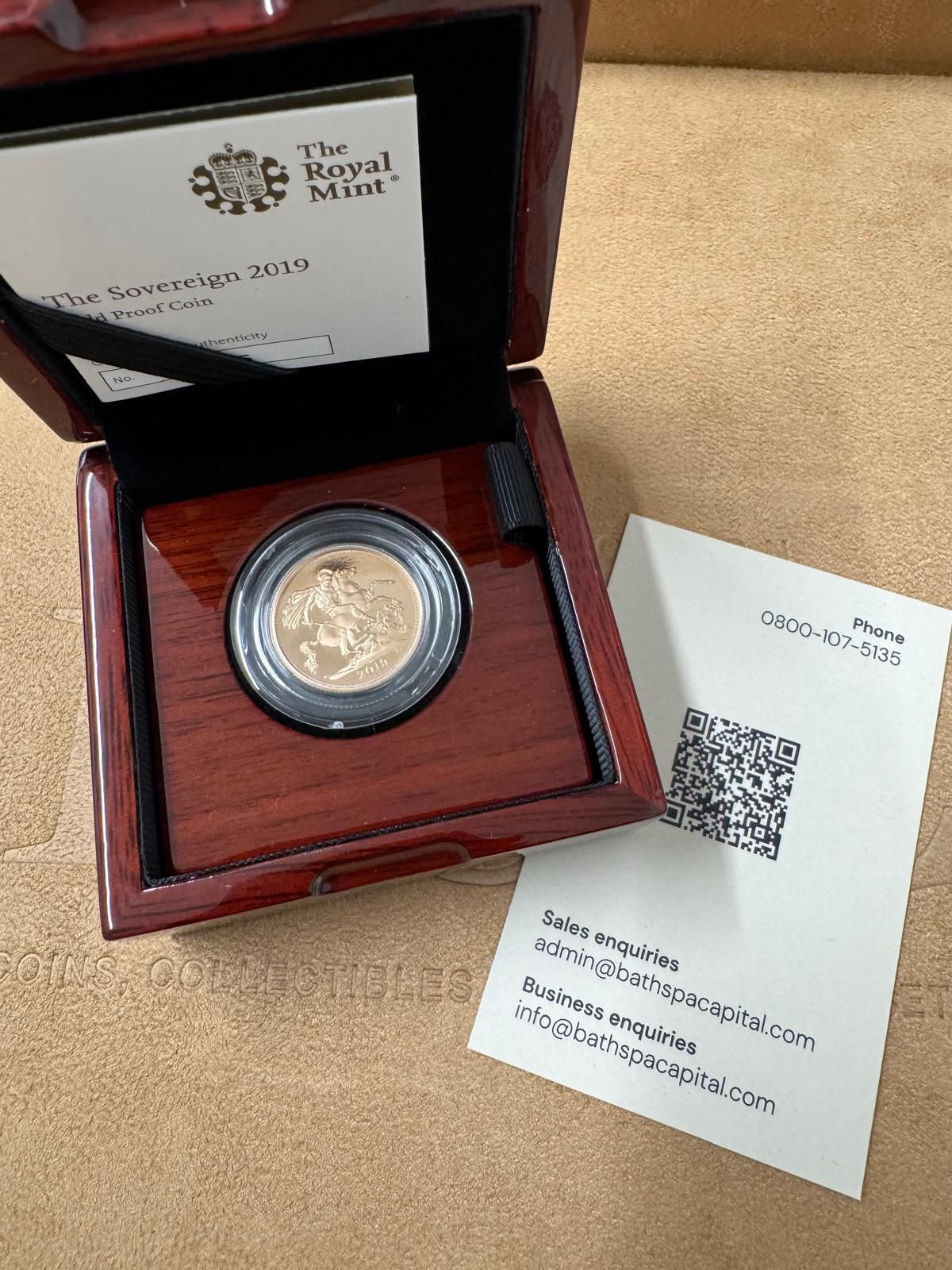 Elizabeth II, 2019 Gold Proof Sovereign