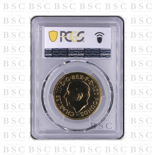 2025 1oz £100 Royal Tudor Beasts Greyhound of Richmond Gold Coin MS69 PCGS